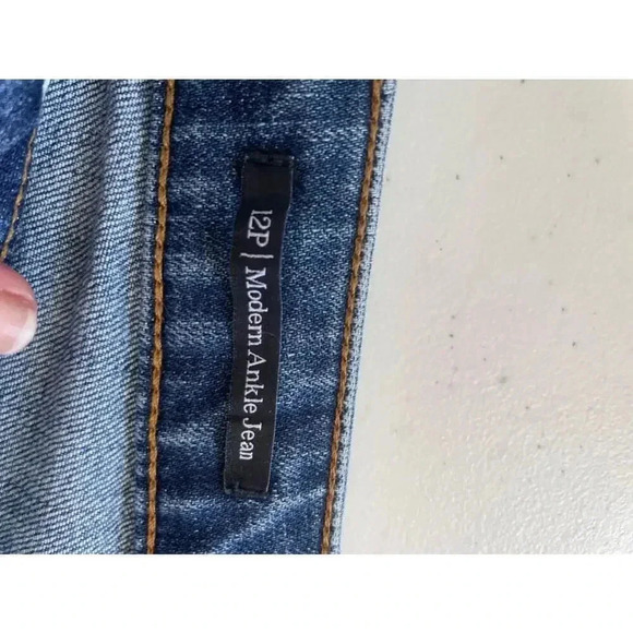 Women's Talbots Modern Ankle Jeans - Size 12P - Blue Petite EUC! - Picture 12 of 13